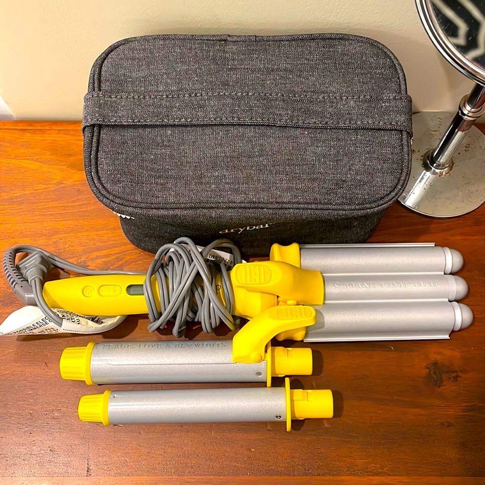 Drybar The Mixologist Interchangeable Styling Curling Iron Wand Beach Waver